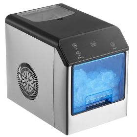 Countertop Nugget Ice Maker 33Lbs/24H Self-Cleaning with Scoop Home Office Bar