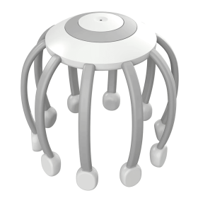 Portable Octopus Electric Head Massager With 10 Detachable Claws 4 Modes Vibration Massage To Relieve Scalp Fatigue