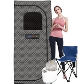 Sojourner Portable Sauna for Home - Steam Sauna Tent, Personal Sauna - Sauna Heater, Tent, Chair