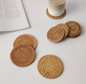Rattan Coasters; Table DÃ©cor Set of 6
