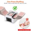 Fast 2-Deck Rechargeable Card Shuffler â€“ 2-Sec Shuffle, Auto & Manual Modes, 2000 mAh Battery for 2 300 Decks, Fits Poker/UNO/Narrow Cards