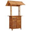 Bar Table Natural wood Solid acacia wood High Table Durable