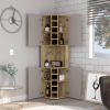 Mecca Corner Bar Cabinet, Ten Built-in Wine Rack