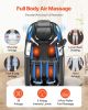 VEVOR Dual-Core 4D+3D Full Body Massage Chair, with Extended SL Track, Deep Yoga Stretch, Electric Extendable Footrest, TFT, AI Voice Control, Heat