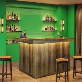 Bar Unit (Color: Brown)